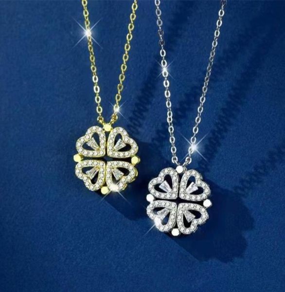 2022 new fashion clover designer pendant necklaces for women crystal magnet heart stainless steel choker silver gold wedding party3326247
2022 new fashion clover designer pendant necklaces for women crystal magnet heart stainless steel choker silver gold wedding party3326247