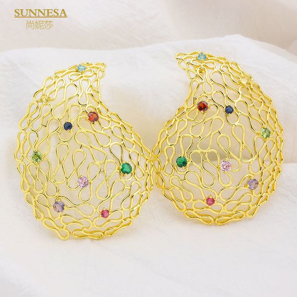 ear cuff fashion hollow 18k gold plated earrings dubai jewelry women's crystal zircon large clip earrings africa wedding party gift 230, Silver
ear cuff fashion hollow 18k gold plated earrings dubai jewelry women's crystal zircon large clip earrings africa wedding party gift 230, Silver