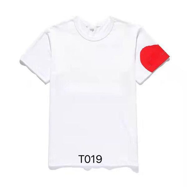 fashion mens play t shirt designer red heart clothing shirt commes casual women shirts des badge garcons high quanlity tshirts cotton embroi, White;black
fashion mens play t shirt designer red heart clothing shirt commes casual women shirts des badge garcons high quanlity tshirts cotton embroi, White;black