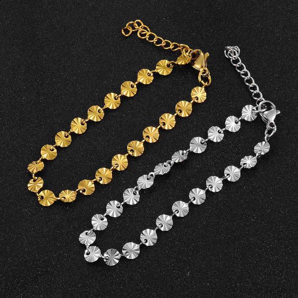 charm bracelets stainless steel handmade chain gold color round bracelet men's and women's jewelry, Golden;silver
charm bracelets stainless steel handmade chain gold color round bracelet men's and women's jewelry, Golden;silver