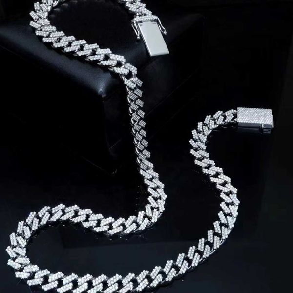 men 925 sterling silver vvs1 moissanite diamond cuban link chain iced out 12mm custom hip hop jewelry
men 925 sterling silver vvs1 moissanite diamond cuban link chain iced out 12mm custom hip hop jewelry