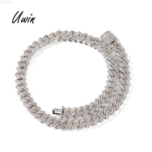 uwin 2023 iced out 12mm cz cuban link chain hiphop necklace 18k gold miami chain new arrivals rapper jewelries, Silver
uwin 2023 iced out 12mm cz cuban link chain hiphop necklace 18k gold miami chain new arrivals rapper jewelries, Silver