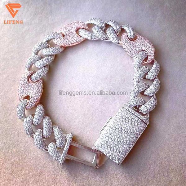 lifeng jewelry 16mm 8inches pig nose chain luxury silver cuban bracelet moissanite bracelet cuban bracelet moissanite
lifeng jewelry 16mm 8inches pig nose chain luxury silver cuban bracelet moissanite bracelet cuban bracelet moissanite