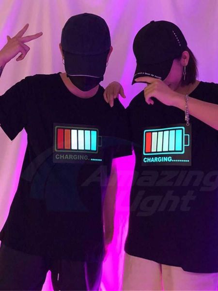 men's t-shirts sound activated led t-shirt with 2pcs aa battery inverter l230515, White;black
men's t-shirts sound activated led t-shirt with 2pcs aa battery inverter l230515, White;black