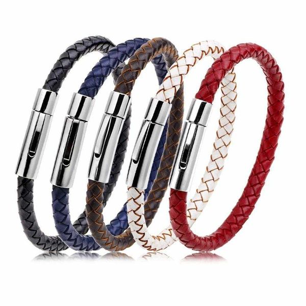 jewelry fashion simple stainless steel button bracelet cowhide woven wave plaid personalized men, Golden;silver
jewelry fashion simple stainless steel button bracelet cowhide woven wave plaid personalized men, Golden;silver