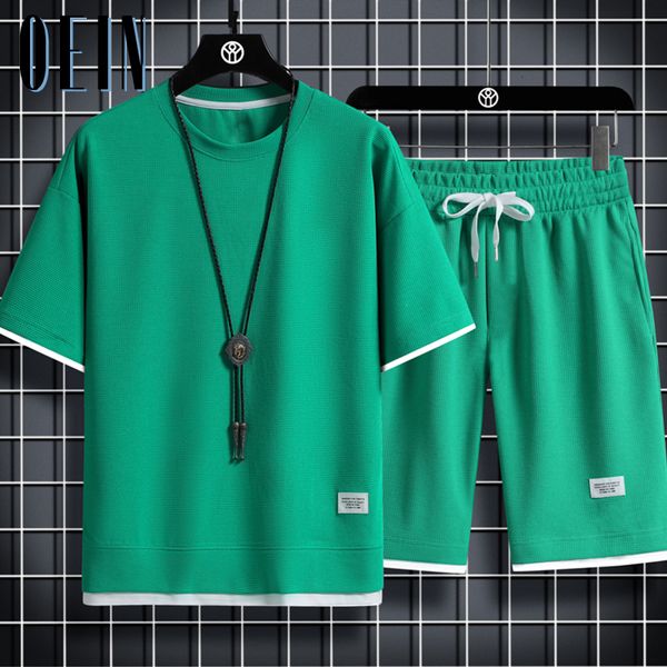 mens tracksuits summer men linen fabric set casual tshirt and shorts sets two piece sports suit fashion short sleeve streetwear tracksuit 23, Gray
mens tracksuits summer men linen fabric set casual tshirt and shorts sets two piece sports suit fashion short sleeve streetwear tracksuit 23, Gray