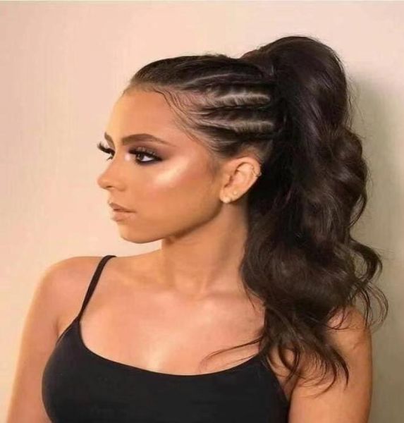 140g women wavy ponytail human hair extension natural color brazilian virgin body wave drawstring pony tails hairpiece4693982, Black
140g women wavy ponytail human hair extension natural color brazilian virgin body wave drawstring pony tails hairpiece4693982, Black