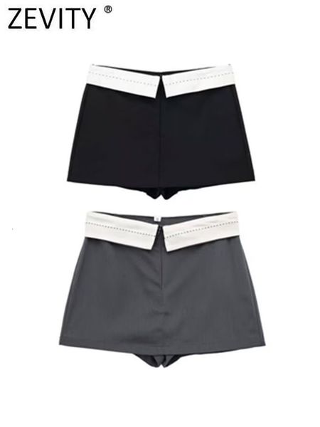 women's shorts zevity women fashion low waist design patchwork black shorts skirts lady zipper shorts chic pantalone cortos qun3452 230, White;black
women's shorts zevity women fashion low waist design patchwork black shorts skirts lady zipper shorts chic pantalone cortos qun3452 230, White;black