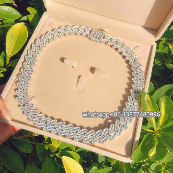 bust down jewelry sterling silver s925 flawless vvs baguette moissanite men miami cuban link chain diamond necklace
bust down jewelry sterling silver s925 flawless vvs baguette moissanite men miami cuban link chain diamond necklace