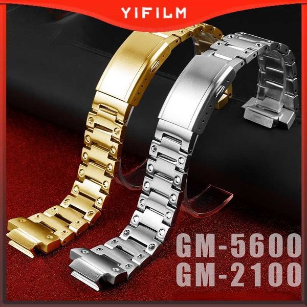 for g-shock casio gm-5600 gm-2100 stainless steel links watch bands strap wristwatch clasp bracelet replacement light weight band, Black;brown
for g-shock casio gm-5600 gm-2100 stainless steel links watch bands strap wristwatch clasp bracelet replacement light weight band, Black;brown