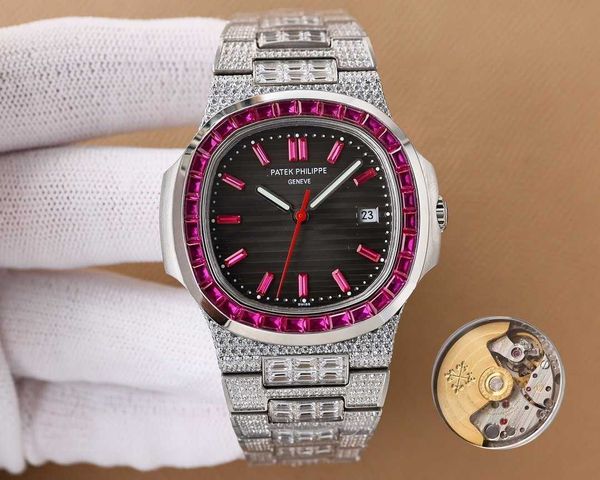 luxury formal classical wrist watches peta pli 5711 men's automatic diomend designer mechanical new colours, Slivery;brown
luxury formal classical wrist watches peta pli 5711 men's automatic diomend designer mechanical new colours, Slivery;brown