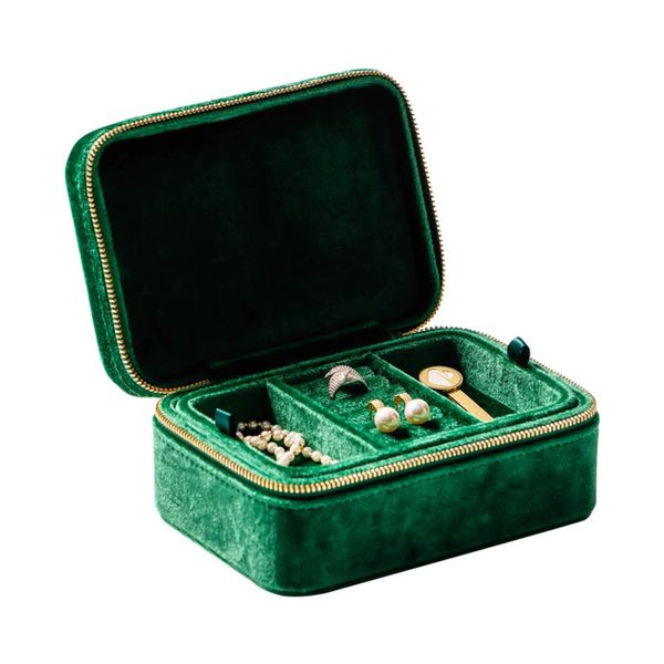 jewelry boxes 1pc velvet rectangular flannel jewelry storage box portable jewelry organizer box rings earrings necklace display jewelry box, Black;white
jewelry boxes 1pc velvet rectangular flannel jewelry storage box portable jewelry organizer box rings earrings necklace display jewelry box, Black;white