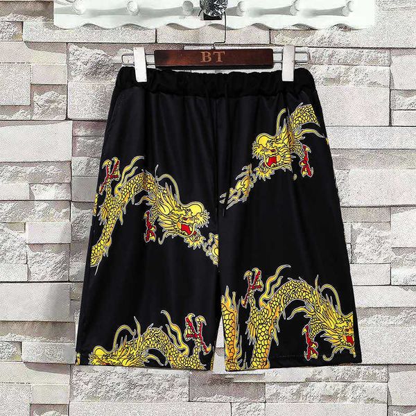 men's clothing ice silk shorts fashion printed seaside vacation beach pants big five leggings tide brand, White;black
men's clothing ice silk shorts fashion printed seaside vacation beach pants big five leggings tide brand, White;black