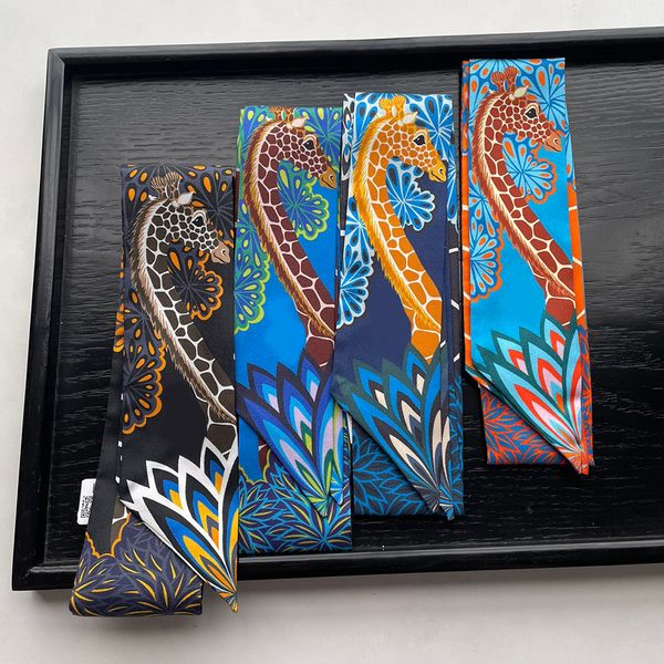 sarongs luxury 100% twill silk scarf man women fashion ribbon giraffe kerchief neck hair headband 86*5cm 230515, Blue;gray
sarongs luxury 100% twill silk scarf man women fashion ribbon giraffe kerchief neck hair headband 86*5cm 230515, Blue;gray