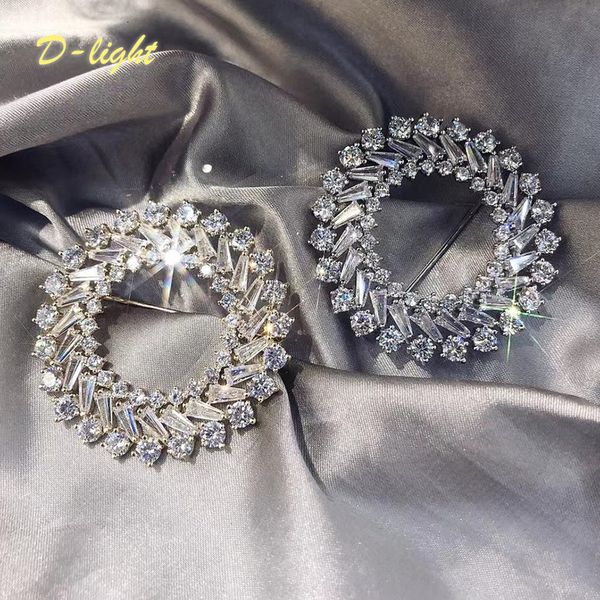 pins brooches luxury gift zircon circle round brooches copper men women suit lapel pin office jewelry shining female party banquet accessory, Gray
pins brooches luxury gift zircon circle round brooches copper men women suit lapel pin office jewelry shining female party banquet accessory, Gray