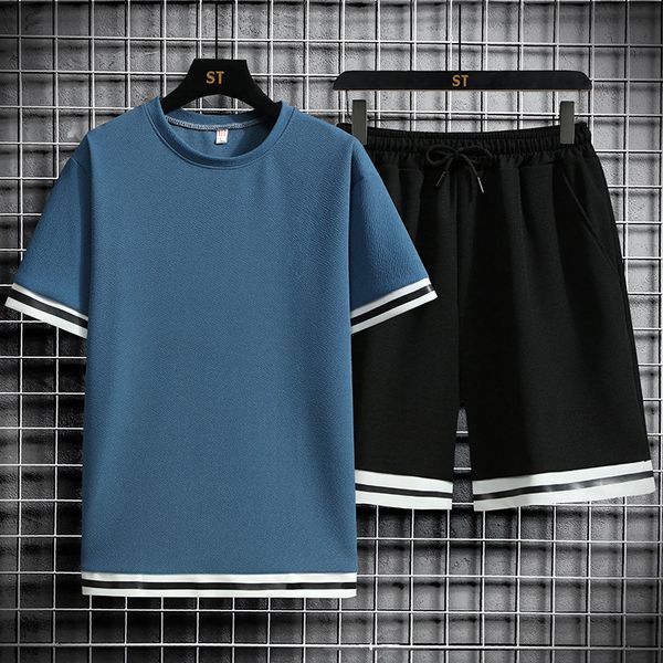 men's tracksuits summer men sets casual harajuku tracksuit men's streetwear jogging sports suit t-shirtshorts two piece outfit set, Gray
men's tracksuits summer men sets casual harajuku tracksuit men's streetwear jogging sports suit t-shirtshorts two piece outfit set, Gray