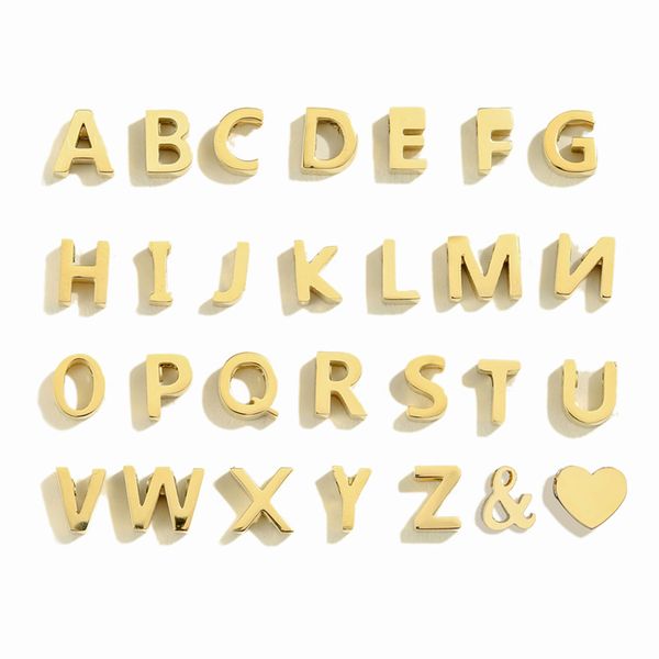 a-z 26 letters stainless steel pendant pierced pendant wearable necklace/rope/cord/english letter pendant wholesale dropshipping gold silver
a-z 26 letters stainless steel pendant pierced pendant wearable necklace/rope/cord/english letter pendant wholesale dropshipping gold silver