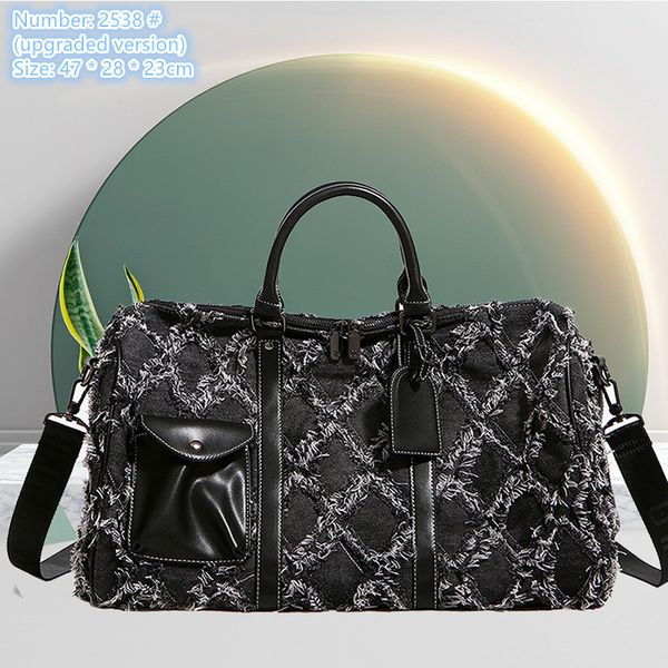 Factory wholesale ladies shoulder bags 3 colors wear-resistant washable lightweight fashion backpack retro denim handbag personalized plaid travel bag, Blue-2538 # (upgraded version)
Factory wholesale ladies shoulder bags 3 colors wear-resistant washable lightweight fashion backpack retro denim handbag personalized plaid travel bag, Blue-2538 # (upgraded version)