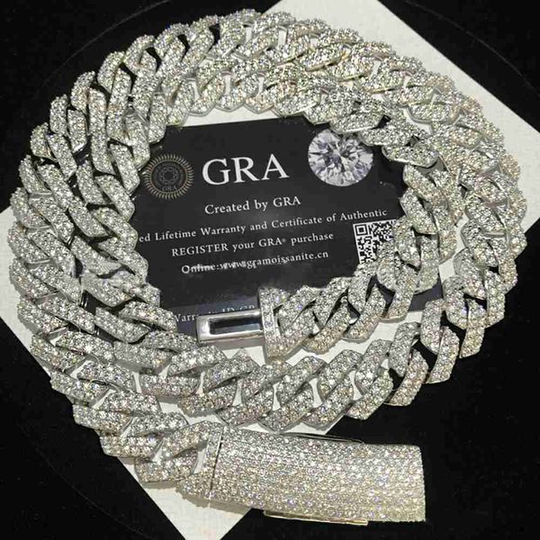 no moq miami vibe hip hop jewelry real diamond 2 rows prong link cuban chain rhodium plated non tarnish silver moissanite chains
no moq miami vibe hip hop jewelry real diamond 2 rows prong link cuban chain rhodium plated non tarnish silver moissanite chains