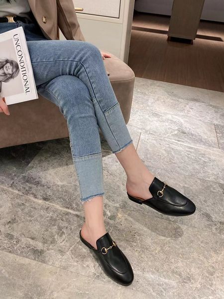 g's designer classic half slippers imported cowhide fabric latest elements show more om factory shoes women's shoes muller shoes, Black
g's designer classic half slippers imported cowhide fabric latest elements show more om factory shoes women's shoes muller shoes, Black