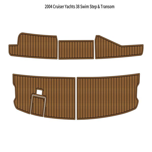 2004 cruiser yachts 38 swim platform transom pad boat eva foam teak deck floor