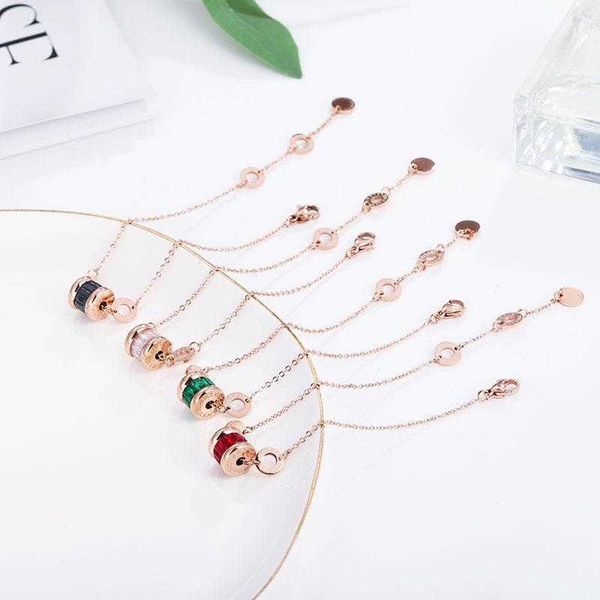titanium steel roman text bracelet female year jacinth rose gold green couple hand jewelry wholesale, Golden;silver
titanium steel roman text bracelet female year jacinth rose gold green couple hand jewelry wholesale, Golden;silver
