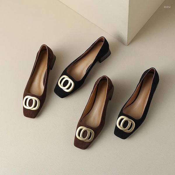 designer dress shoes 2023 spring women suede pumps heel fashion brand shallow wedding party women's genuine leather heels, Black
designer dress shoes 2023 spring women suede pumps heel fashion brand shallow wedding party women's genuine leather heels, Black