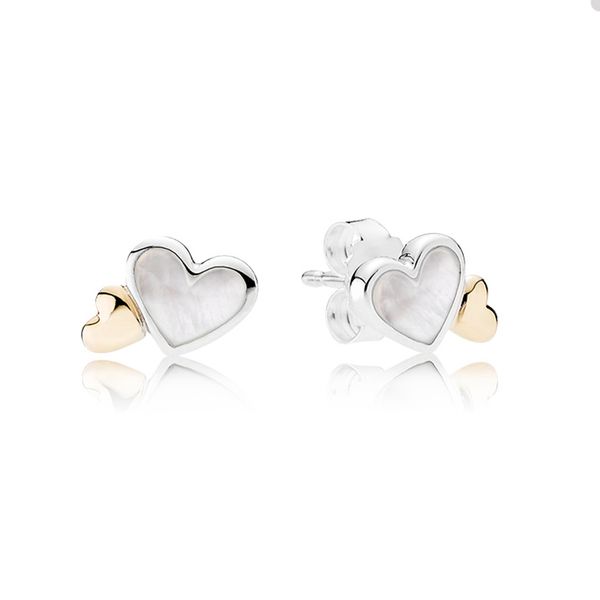golden double hearts stud earrings for pandora 100% 925 sterling silver wedding party jewelry designer earring for women sisters gift earrin, Golden;silver
golden double hearts stud earrings for pandora 100% 925 sterling silver wedding party jewelry designer earring for women sisters gift earrin, Golden;silver