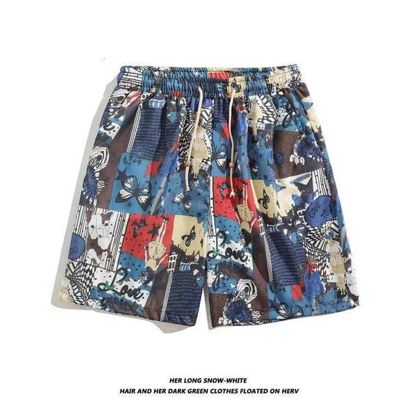 men's clothing 2022 thin fragmented beach pants quick dried capris loose vacation leisure shorts breathable trend, White;black
men's clothing 2022 thin fragmented beach pants quick dried capris loose vacation leisure shorts breathable trend, White;black
