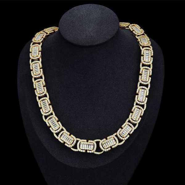 new trendy fashion silver and 18k gold-plated brass hip hop jewelry necklace chain with zircon
new trendy fashion silver and 18k gold-plated brass hip hop jewelry necklace chain with zircon