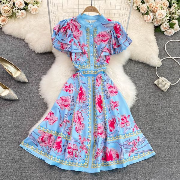 2023 summer goddess style dress luxury celebrity style standing neck waist show slim flying sleeves a-line large swing dress, Black;gray
2023 summer goddess style dress luxury celebrity style standing neck waist show slim flying sleeves a-line large swing dress, Black;gray
