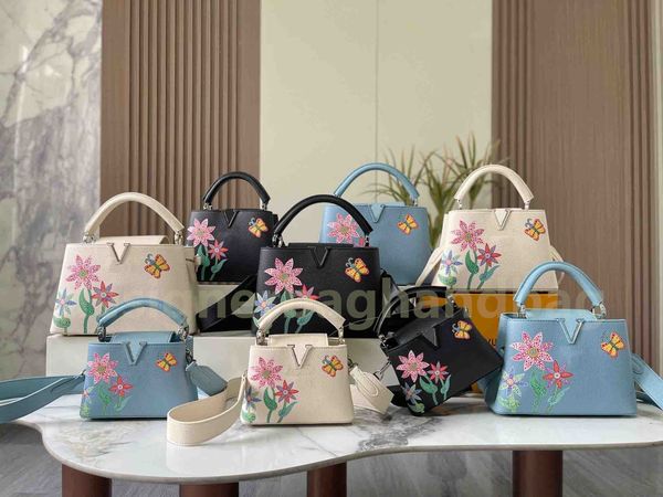 designer bags x yk capucines bb handbags square flap tote bag fashion flower butterfly print taurillon shoulder crossbody bag luxury women h
designer bags x yk capucines bb handbags square flap tote bag fashion flower butterfly print taurillon shoulder crossbody bag luxury women h