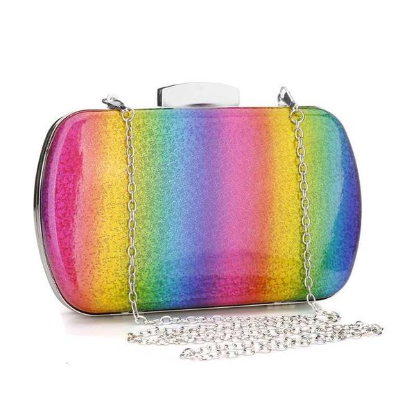 handbag rainbow female box clutch evening bag fashion women purse designer elegant jelly party wedding chain shoulder s
handbag rainbow female box clutch evening bag fashion women purse designer elegant jelly party wedding chain shoulder s