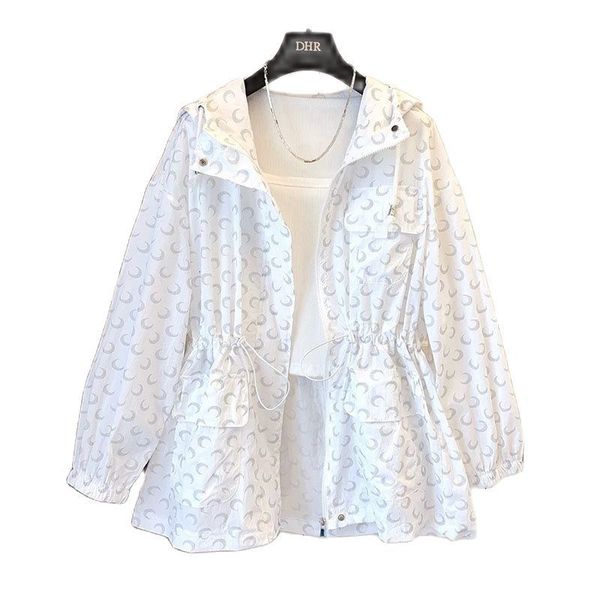 women's jackets korean print mid-length sun protection clothing women loose wild jacket hooded spring summer zipper windbreaker female, Black;brown
women's jackets korean print mid-length sun protection clothing women loose wild jacket hooded spring summer zipper windbreaker female, Black;brown
