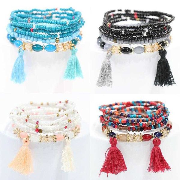 bracelet bohemian multi layer string beads creative tassel jewelry wholesale, Golden;silver
bracelet bohemian multi layer string beads creative tassel jewelry wholesale, Golden;silver