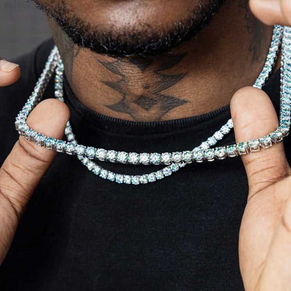 ins popular hip hop 925 sterling silver white gold 5mm blue moissanite tennis chain necklace for men and women
ins popular hip hop 925 sterling silver white gold 5mm blue moissanite tennis chain necklace for men and women