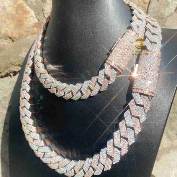 bussdown 500g thick handmade 15/18/20mm solid silver iced out vvs moissanite cuban link chain
bussdown 500g thick handmade 15/18/20mm solid silver iced out vvs moissanite cuban link chain
