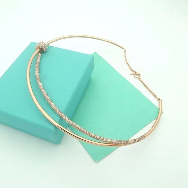 luxury necklace designer pendant necklace jewelry diamond gold necklace hard ring necklace classic diamond necklace titanium jewelry wholesa, Silver
luxury necklace designer pendant necklace jewelry diamond gold necklace hard ring necklace classic diamond necklace titanium jewelry wholesa, Silver