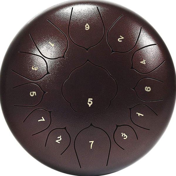13 notes carbon steel tongue drum brown handpan percussion music instrument with drumstick stand suitable for camping meditation yoga travel
13 notes carbon steel tongue drum brown handpan percussion music instrument with drumstick stand suitable for camping meditation yoga travel