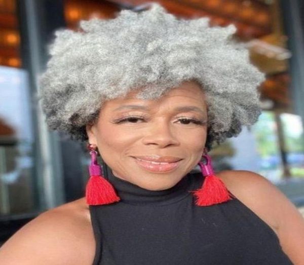 new gray ponytail hair trends for old women silver salt and pepper natural grey puff bun extension short high afro hairstyle 120g2474351, Black
new gray ponytail hair trends for old women silver salt and pepper natural grey puff bun extension short high afro hairstyle 120g2474351, Black