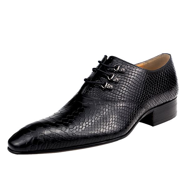 mens classic oxfords formal business shoes fashion casual social male wedding dress shoes sapato loafer serpentine print shoes, Black
mens classic oxfords formal business shoes fashion casual social male wedding dress shoes sapato loafer serpentine print shoes, Black