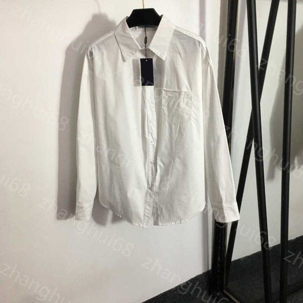 23ss high neck blouse women shirt womens designer clothing back monogram embroidery stick cloth all-match long - sleeved cotton shirt women, White
23ss high neck blouse women shirt womens designer clothing back monogram embroidery stick cloth all-match long - sleeved cotton shirt women, White