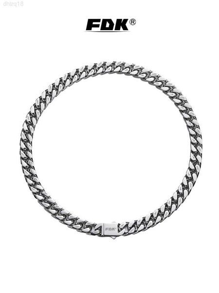 fdk cuban chain necklace male fashion wang hedi same style four sides polished original design of hip hop titanium steel for men and women i, Silver
fdk cuban chain necklace male fashion wang hedi same style four sides polished original design of hip hop titanium steel for men and women i, Silver