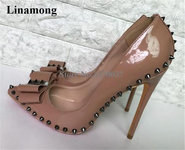 designer new 2023 dress shoes women elegant pointed patent leather bowtie fashion brand pumps 8cm 12cm heels formal wedding womens heels, Black
designer new 2023 dress shoes women elegant pointed patent leather bowtie fashion brand pumps 8cm 12cm heels formal wedding womens heels, Black