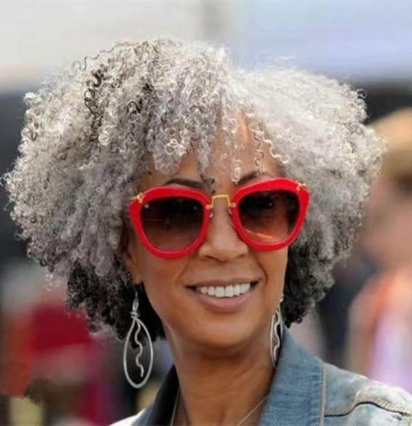 naturally short grey kinky curly brazilian ponytail puff updo 100 human hair gray women hairs extension silver salt and pepper dra9089024, Black
naturally short grey kinky curly brazilian ponytail puff updo 100 human hair gray women hairs extension silver salt and pepper dra9089024, Black