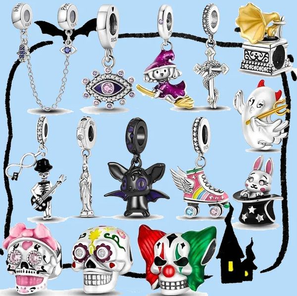 925 charm beads accessories fit pandora charms jewelry magical girl pendant bead, Black
925 charm beads accessories fit pandora charms jewelry magical girl pendant bead, Black