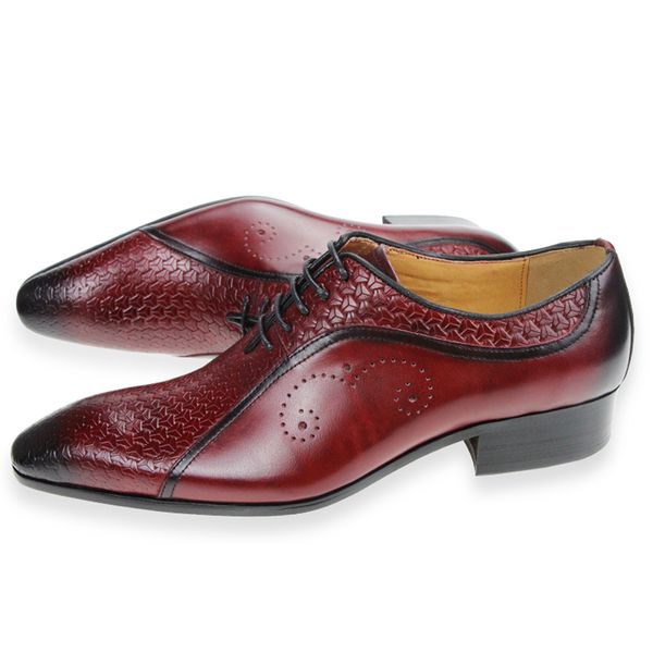 genuine leather shoes mens evening wedding formal shoes comfortable carving brogue footwear shoes black brown
genuine leather shoes mens evening wedding formal shoes comfortable carving brogue footwear shoes black brown