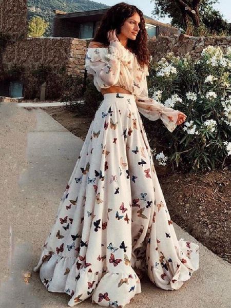 two piece dress summer women ladies twopiece bohemian large hemline long skirt beach classic casual white wear sets 230512
two piece dress summer women ladies twopiece bohemian large hemline long skirt beach classic casual white wear sets 230512
