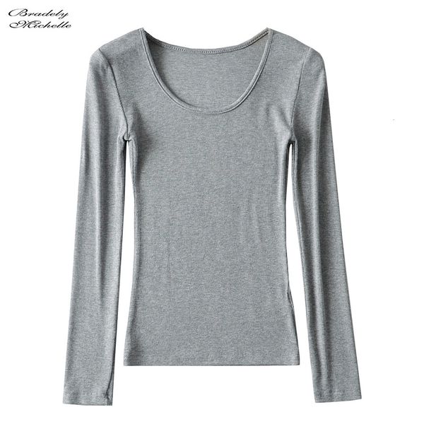 women's t-shirt bradely michelle made women clothing fit casual elastic cotton solid o-neck full sleeve t-shirt 230515, White
women's t-shirt bradely michelle made women clothing fit casual elastic cotton solid o-neck full sleeve t-shirt 230515, White