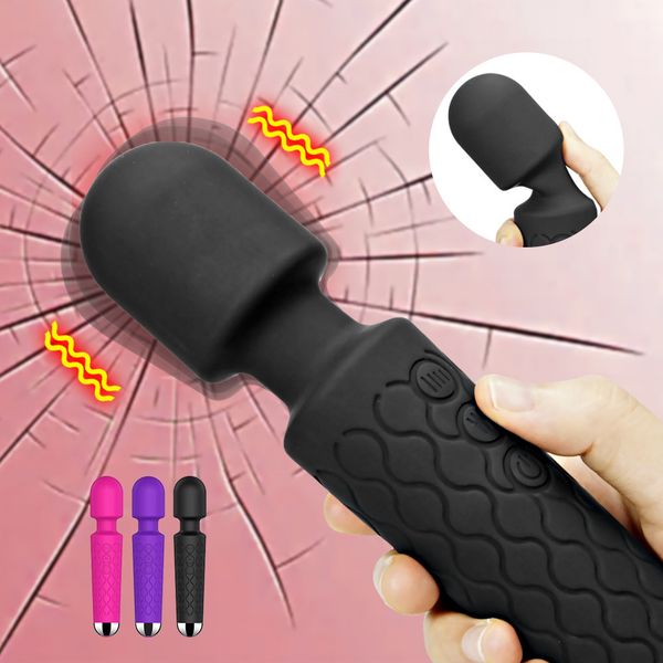 set av stick powerful magic wand vibrators for women clitoris stimulator g spot massager female masturbator products fo, Black;white
set av stick powerful magic wand vibrators for women clitoris stimulator g spot massager female masturbator products fo, Black;white